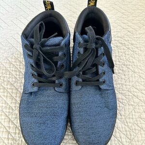 Dr. Martens Blue Textured High-Tops